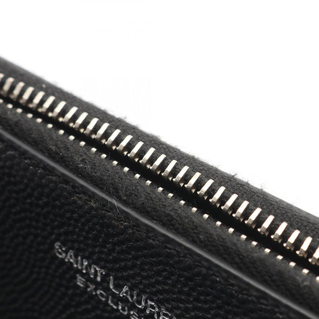 Saint Laurent Paris Pouch Black Leather — view 6
