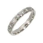 Chanel Coco Crush 49 Ring Diamond 18k WG White Gold 750 Certificate
