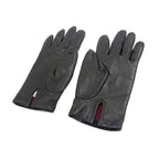Hermes Harmony Series Lambskin Gloves List 7 Black — view 2