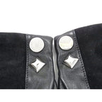 Hermes Harmony Series Lambskin Gloves List 7 Black — view 3