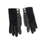 Hermes Harmony Series Lambskin Gloves List 7 Black