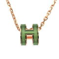 Hermes Necklace Pop Ash Mini Splash Pendant H Veil Cricket Rose
