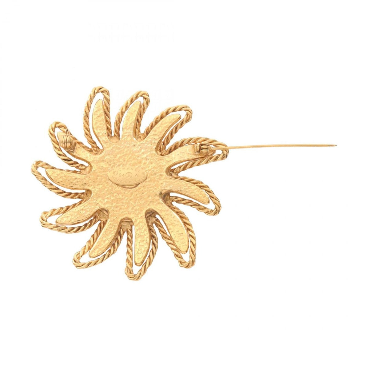 Chanel Brooch CC Logo — view 2