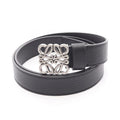 Loewe Belt Chunky Anagram Black Leather