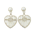 Chanel Earrings White