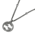 Gucci Necklace Interlocking G Argento — view 2