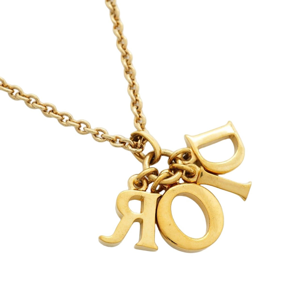 Dior Necklace Logo Gold Plated — view 2