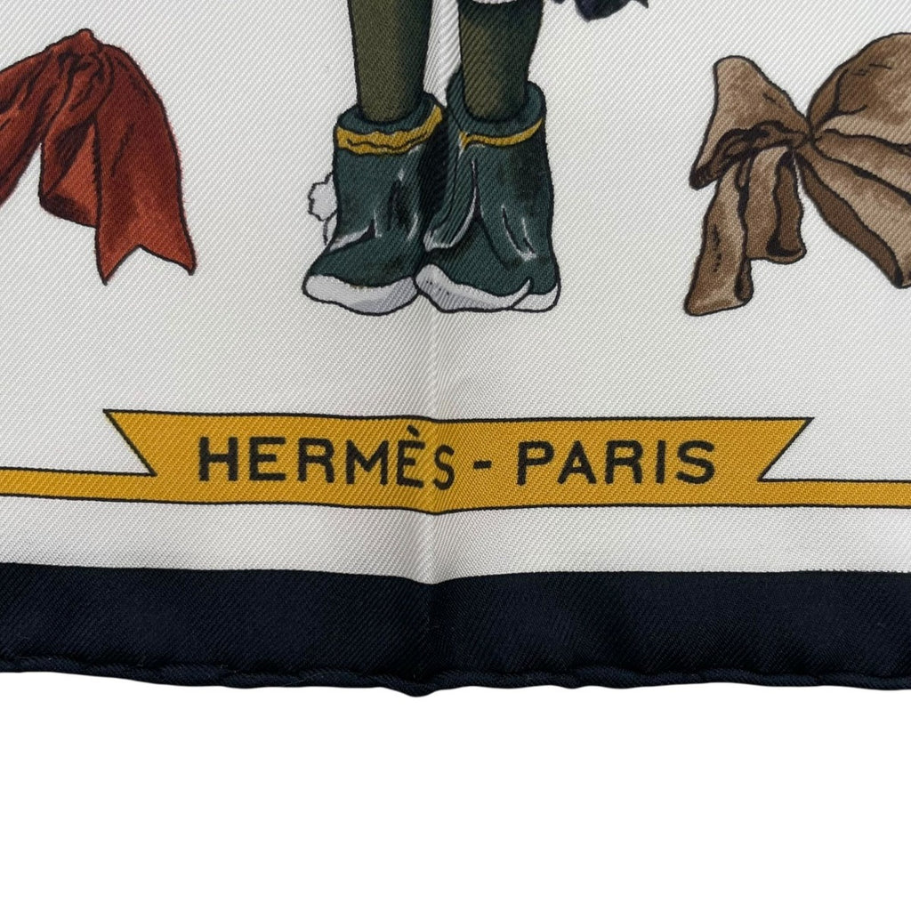 Hermes Scarf 100% Silk Carre 90 Kachinas Ethnic Multicolor Box — view 8
