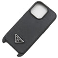 Prada Cell Phone Accessories Saffiano Triangle Iphonecabas Saffianoleather