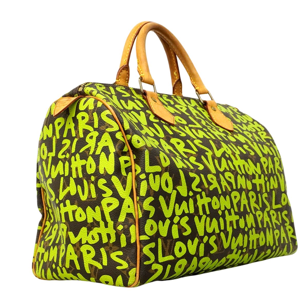 Louis Vuitton Handbag Monogram Graffiti Speedy 30 Vert — view 2