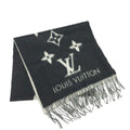 Louis Vuitton Scarf Monogram Reykjavik Cashmere Black
