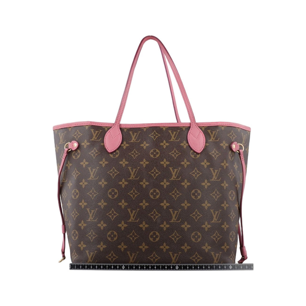 Louis Vuitton Neverfull MM Monogram Brown Rosevelle Ikat Flower — view 2