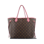 Louis Vuitton Neverfull MM Monogram Brown Rosevelle Ikat Flower — view 2