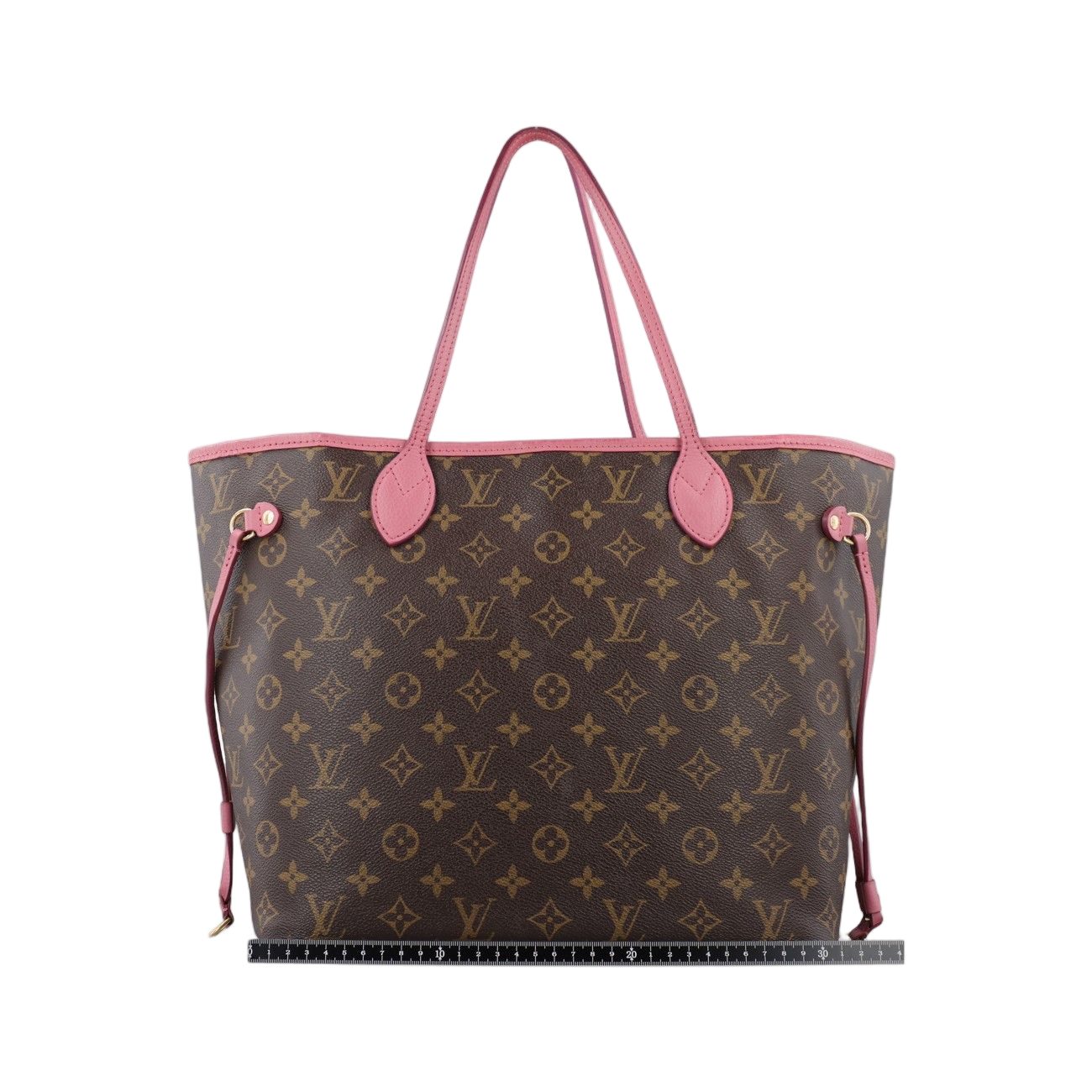 Louis Vuitton Neverfull MM Monogram Brown Rosevelle Ikat Flower — view 2