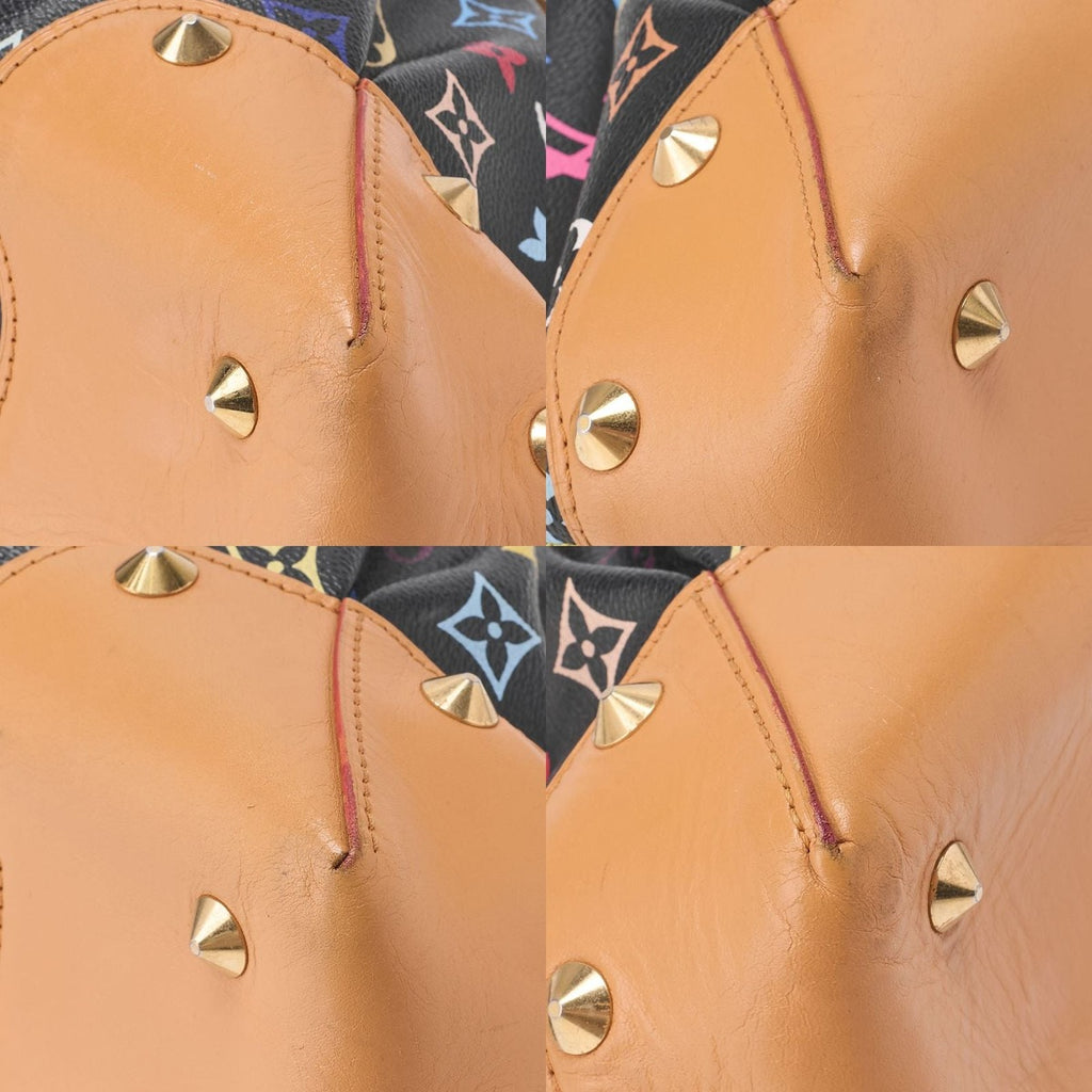 Louis Vuitton Monogram Multicolor Judy MM 2-Way Handbag Noir Black — view 2