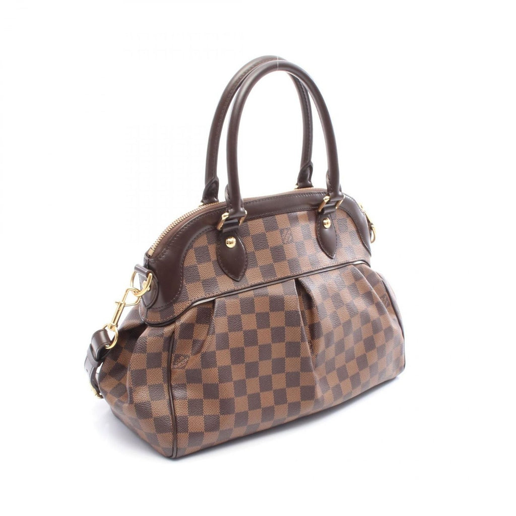 Louis Vuitton Handbag Trevi PM Canvas Leather Ebene Brown — view 2