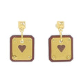 Hermes As de Coeur Earrings