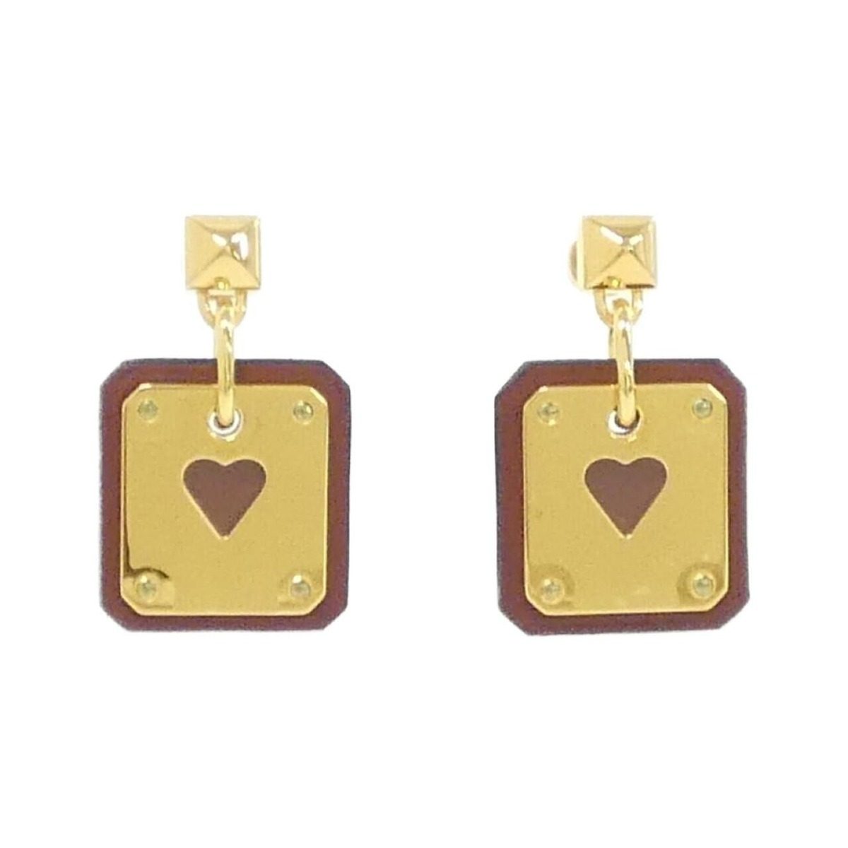 Hermes As de Coeur Earrings