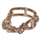 Hermes Chaine D'ancre Chaos B 00049 Ring 18K Pink Gold 9 — view 2