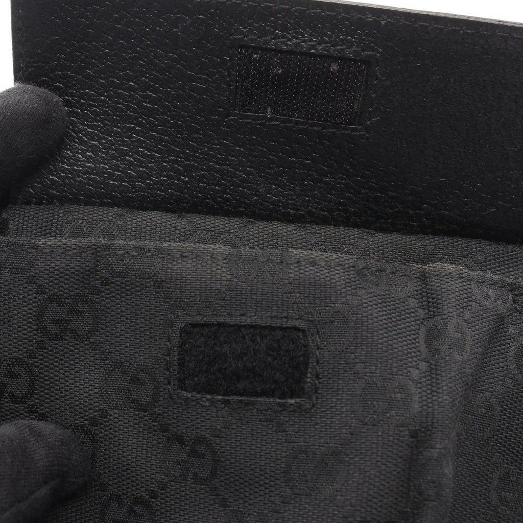 Gucci Waist Bag GG Canvas Black — view 5