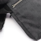 Gucci Waist Bag GG Canvas Black — view 8