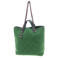 Chanel Chain Felt Green