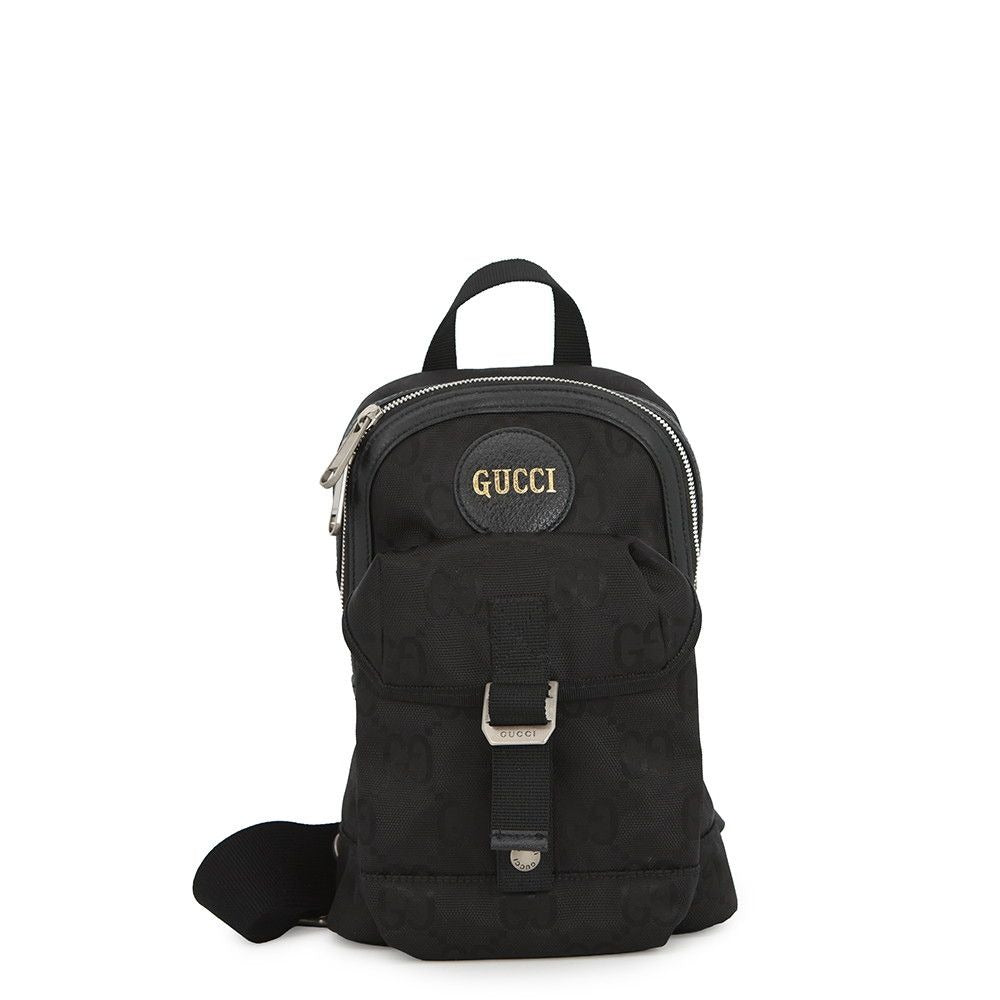 Gucci Belt Bag GG Nylon Off the Grid Ring Backpack Black