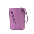 Loewe Dice Pocket Shoulder Bag Leather Purple Silver