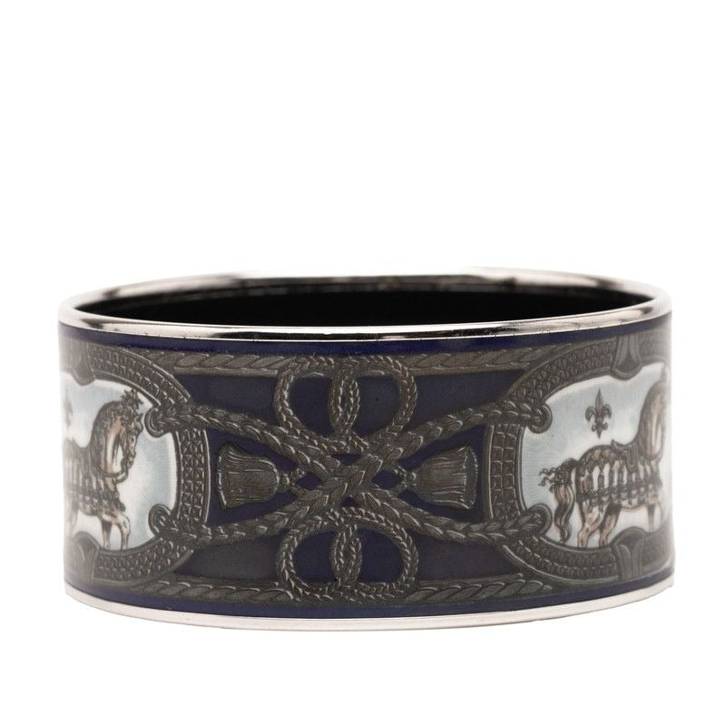 Hermes Emile T GM Cloisonne Silver Multicolor Metal — view 2