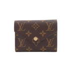 Louis Vuitton Monogram Portefeuille Victorine Trifold Wallet Brown