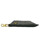 Loewe Gold Logo Hardware Leather Zipper Pouch — view 4