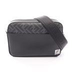 Fendi Shoulder Bag Square FF Camera Case Zucca 7 M0286 ajf 0 F0 gxn Black Coated