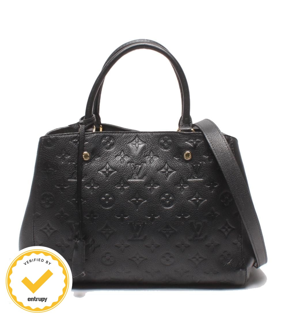 Louis Vuitton 2-Way Handle Shoulder Bag Montaigne MM Monogram Empreinte
