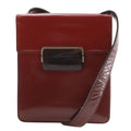 Prada Gradient Enamel Red Shoulder Bag