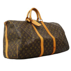 Louis Vuitton Boston Bag Monogram Keepall Bandouliere 55 Brown — view 2