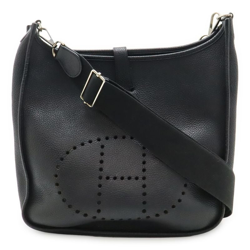 Hermes Evelyne 3 III GM Shoulder Bag Crossbody Taurillon Clemence Black