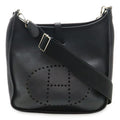 Hermes Evelyne 3 III GM Shoulder Bag Crossbody Taurillon Clemence Black