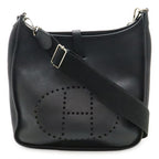 Hermes Evelyne 3 III GM Shoulder Bag Crossbody Taurillon Clemence Black