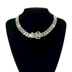 Hermes Book le Series Chain Necklace Choker — view 2
