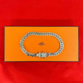 Hermes Book le Series Chain Necklace Choker