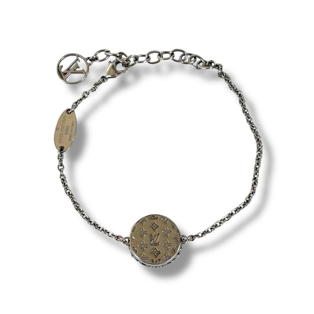 Louis Vuitton Bracelet L to V Rhinestone Circle Logo — view 2