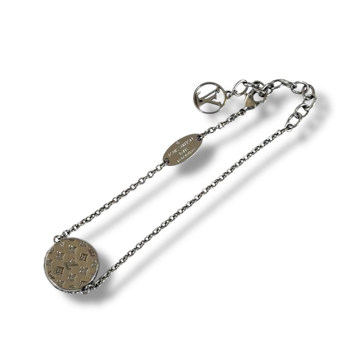 Louis Vuitton Bracelet L to V Rhinestone Circle Logo — view 3