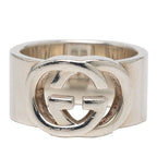 Gucci Interlocking Ring Silver