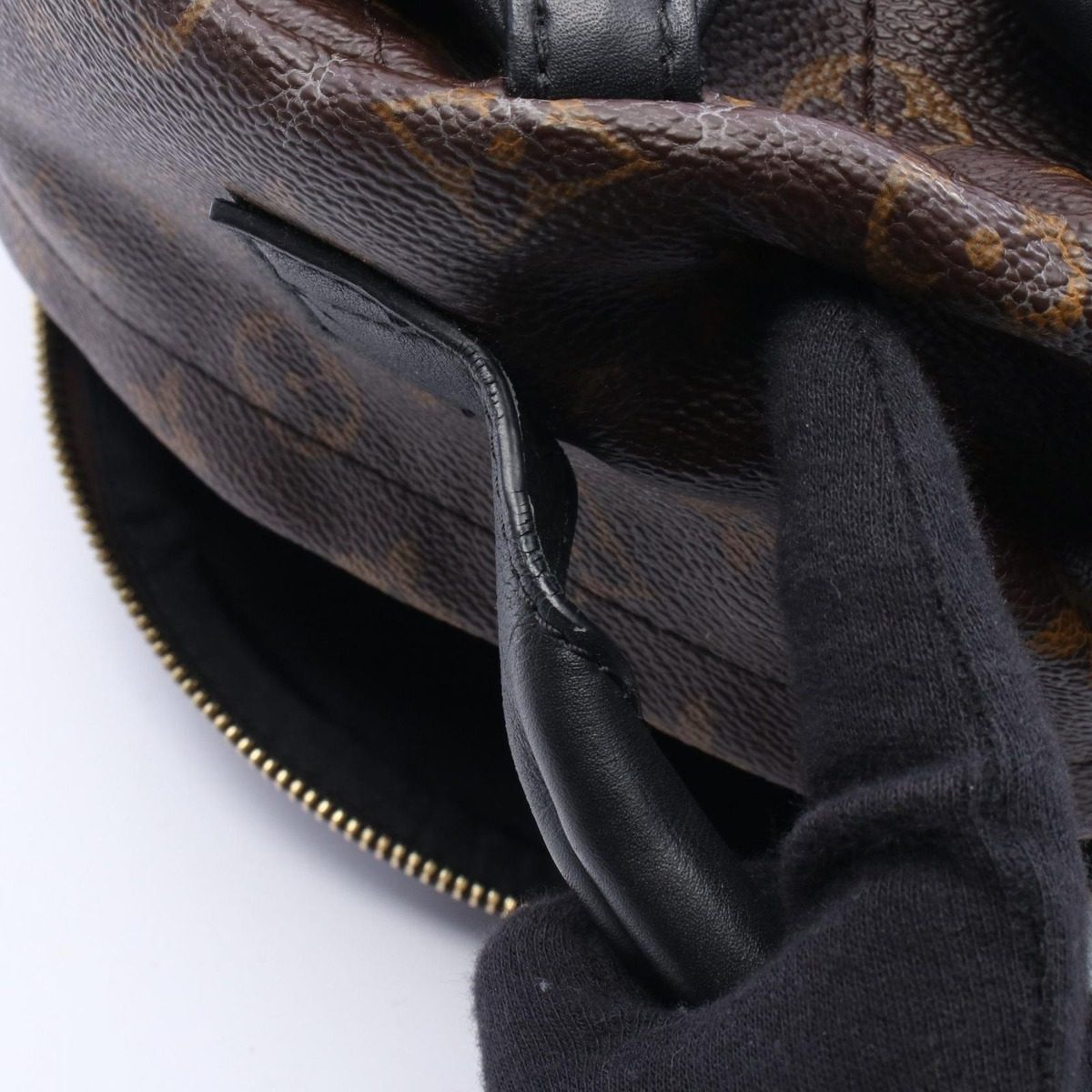 Louis Vuitton Backpack Palm Springs PM Canvas Leather — view 7