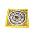 Hermes Carre 90 Scarf Ron Chien Walk To Yellow