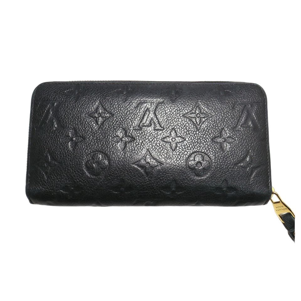 Louis Vuitton Monogram Empreinte Leather Zip Around Wallet