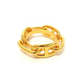 Hermes Chaine D'ancre Lucade Legato Scarf Ring Closure Gold