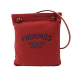 Hermes Sac Aline MM Shoulder Bag Toilet Blanc Swift Rouge Ash Gold