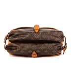 Louis Vuitton Saumur Brown Monogram Canvas Shoulder Bag — view 6
