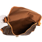 Louis Vuitton Saumur Brown Monogram Canvas Shoulder Bag — view 9